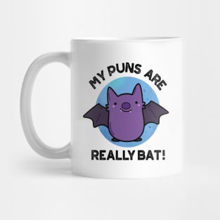 My Puns Are Really Bat Cute Animal Pun Mug